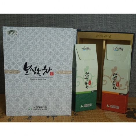 [보성청우다원] 선물세트(녹차,홍차) 40g*2ea